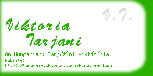 viktoria tarjani business card